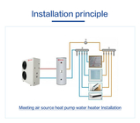 CE Certificate Energy Saving 18kw 21kw Air Source Heat Pump Inverter For Floor Heating